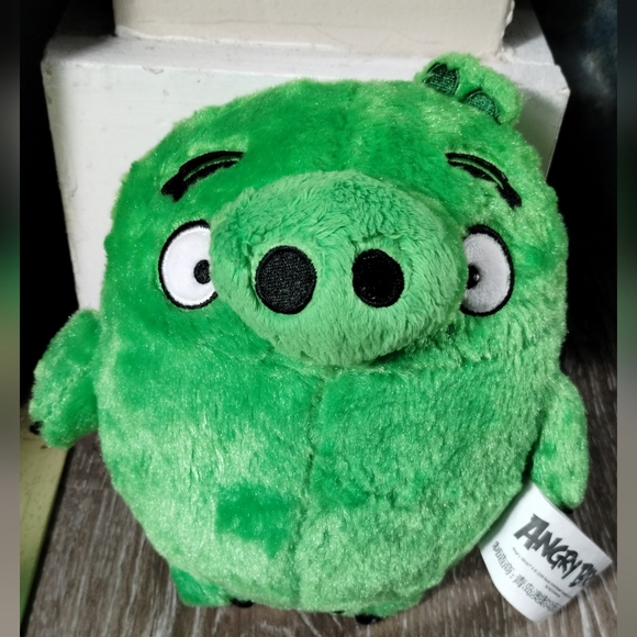 Angry Birds Earl Pig Green Plush 8" Soft Toy Stuffed Animal - Picture 3 of 10